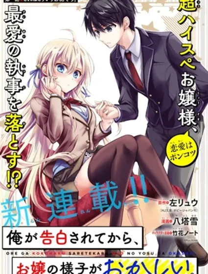 聽到有人向我告白之後，大小姐的樣子有點奇怪漫画封面