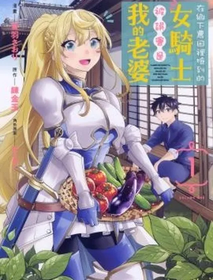 在鄉下農田裡撿到的女騎士被誤會是我的老婆漫画封面