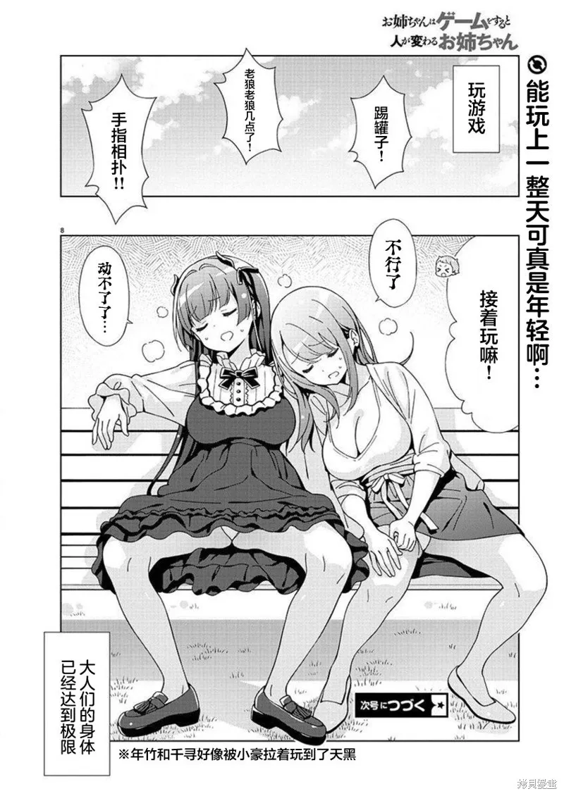 一打游戏就像变了个人似的的姐姐,第30话,第8张